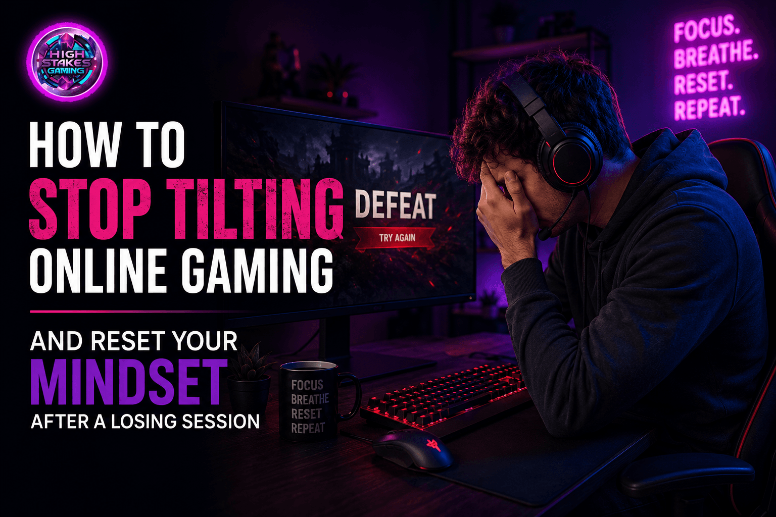 How to Stop Tilting and Reset Your Mindset After a Losing Session